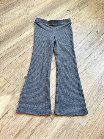 Legging évasée à fentes vert 3/4 ans h&m fille