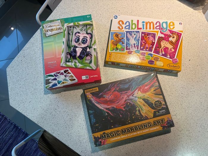 Lot de 3 jeux de loisirs créatifs - photo numéro 1