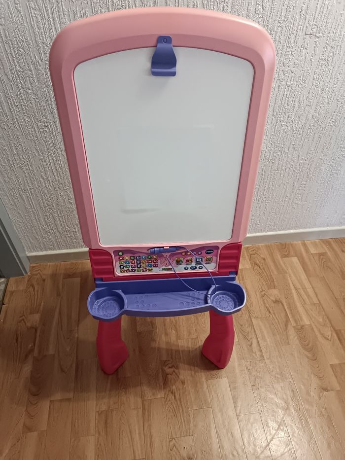 Tableau interactif 3 en 1 VTech rose magi chevalet - photo numéro 5