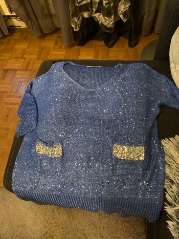Pull avec paillettes 