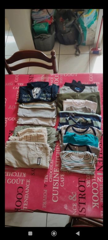 Vêtements  9  mois  garçon