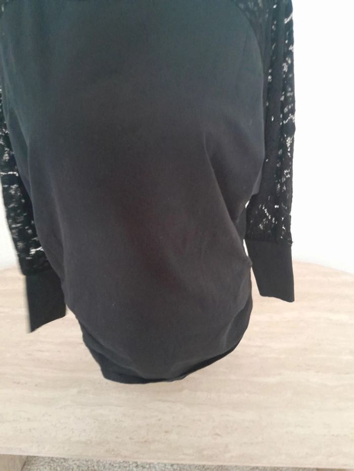 Blouse manches en dentelle 💫oversize 💫Nina Paris💫Taille 38-40 - photo numéro 3