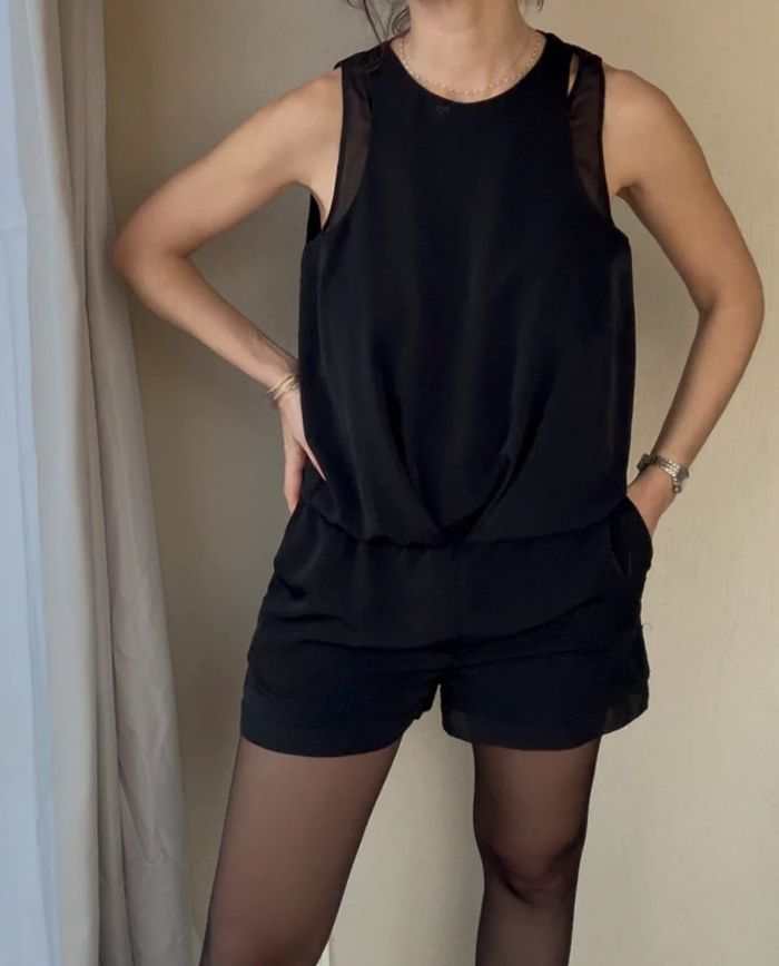 Combishort noir Zara taille S très bon état