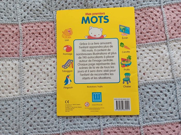 Cahier autocollants mes premiers mots - photo numéro 2