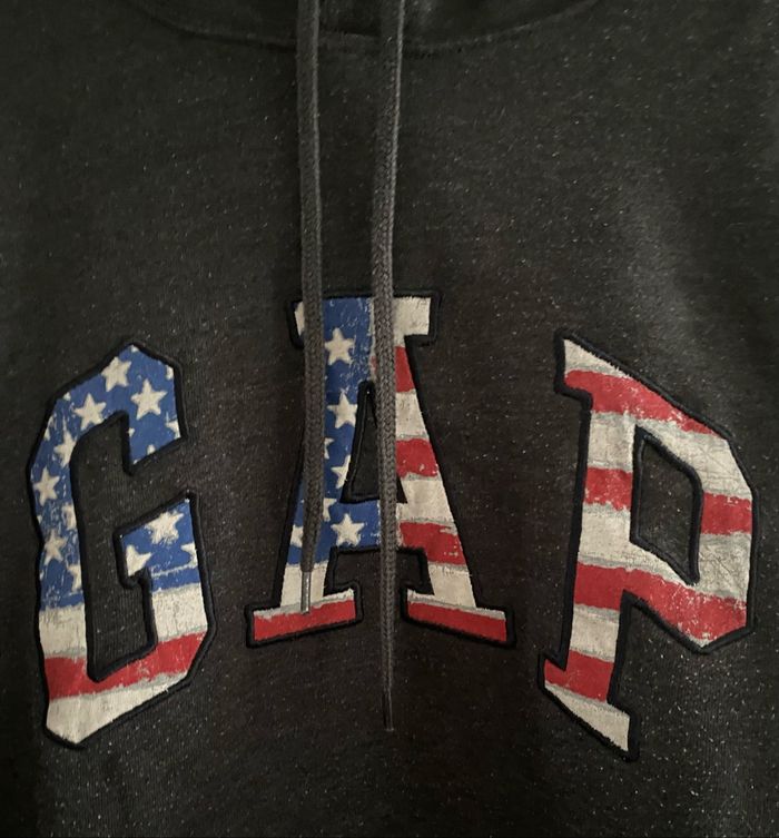 Sweat shirt  gris anthracite marque Gap - photo numéro 3
