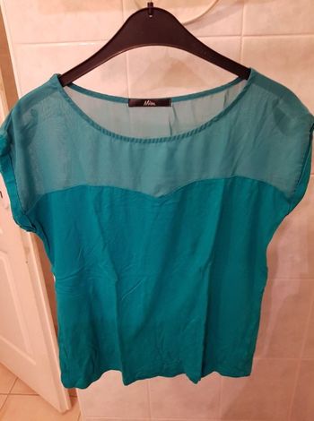 haut bleu canard haut en voile T M MIM