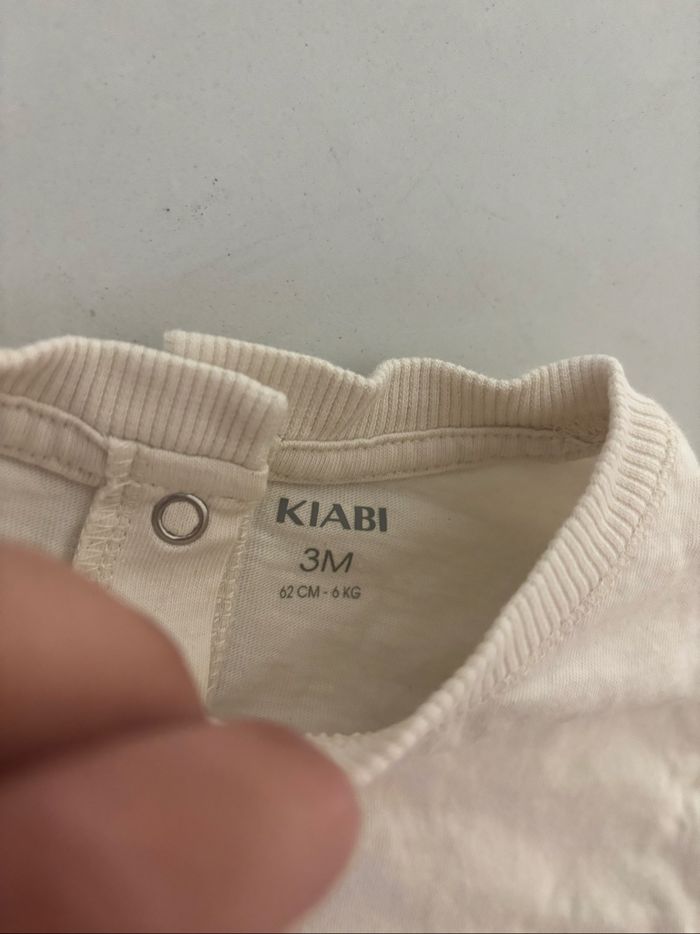 Lot t-shirt kiabi 3 mois - photo numéro 2