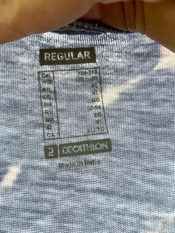 Tee-shirt psychédélique upcycling tie and dye manches courtes - photo numéro 6