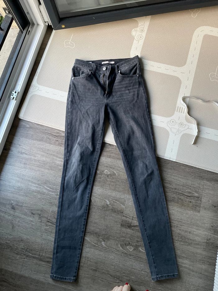 Jean levi’s mile high super skinny gris 27 - photo numéro 2