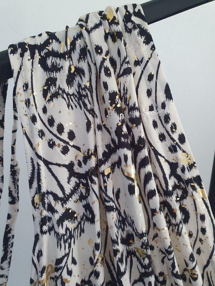 Robe longue sans manche cache cœur à motifs Taille magique jusqu au 52 - photo numéro 3