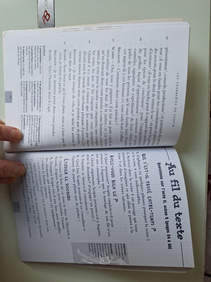 Livre Biblio collège les fourberies de Scapin, Molière - photo numéro 4