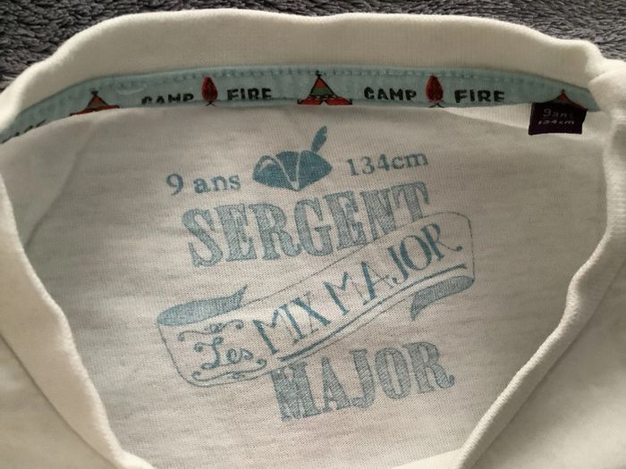 Tee shirt sergent major 9 ans - photo numéro 3