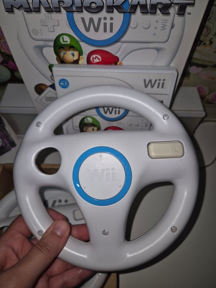 Coffret mario kart avec jeu +2 volants nintendo - photo numéro 5