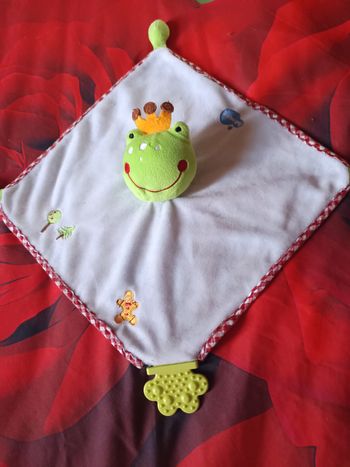 Doudou mouchoir grenouille 