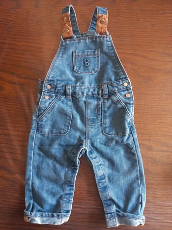 Salopette en jean Obaïbi 9 mois