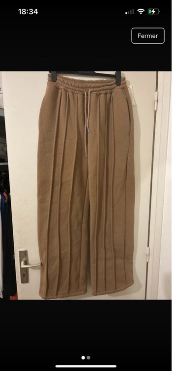 survêtement large beige femme