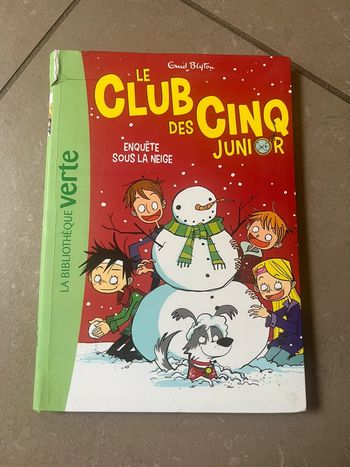 Livre bibliothèque verte le club des cinq