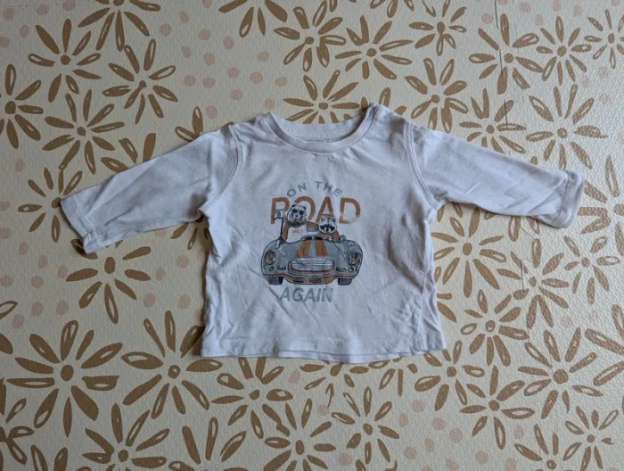 Lot de t-shirt manches longues 3 mois TBE - photo numéro 8