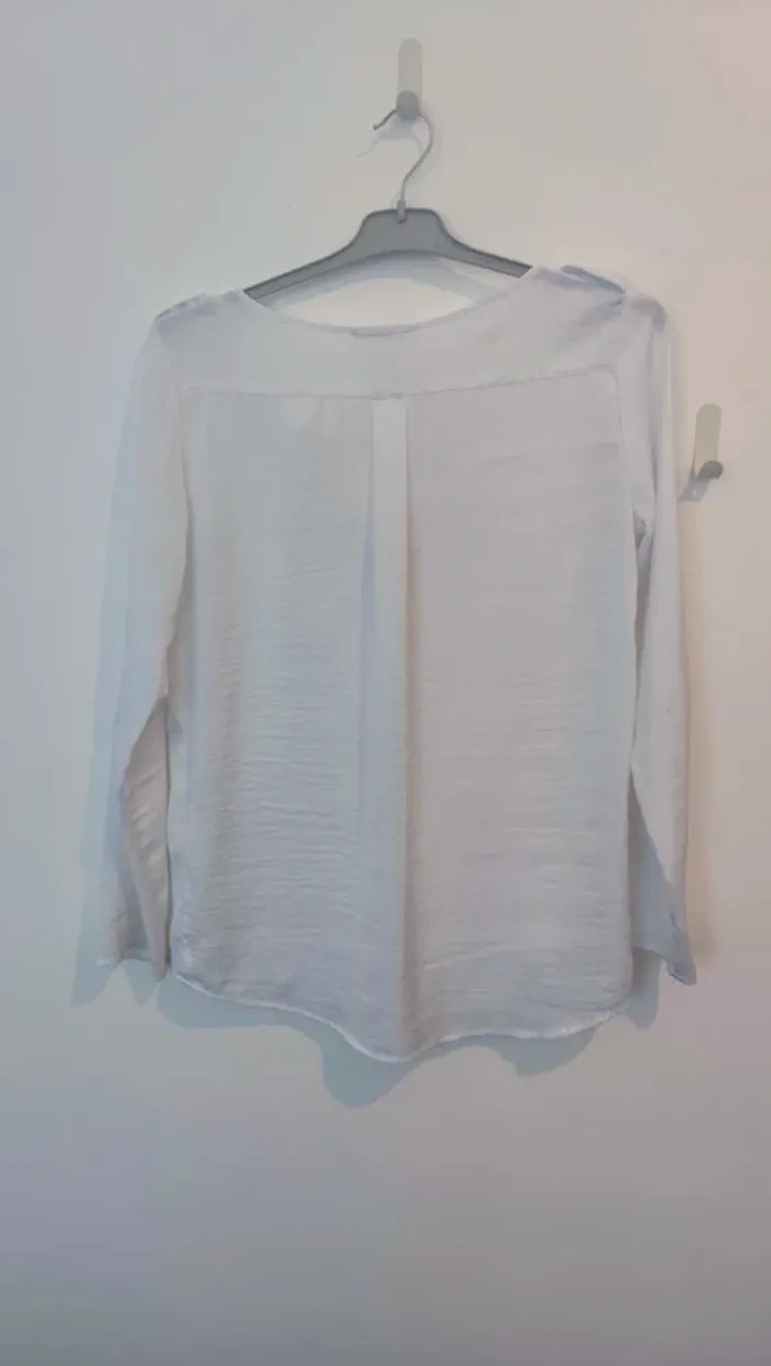 Blouse blanche cache cache taille 1 - photo numéro 3