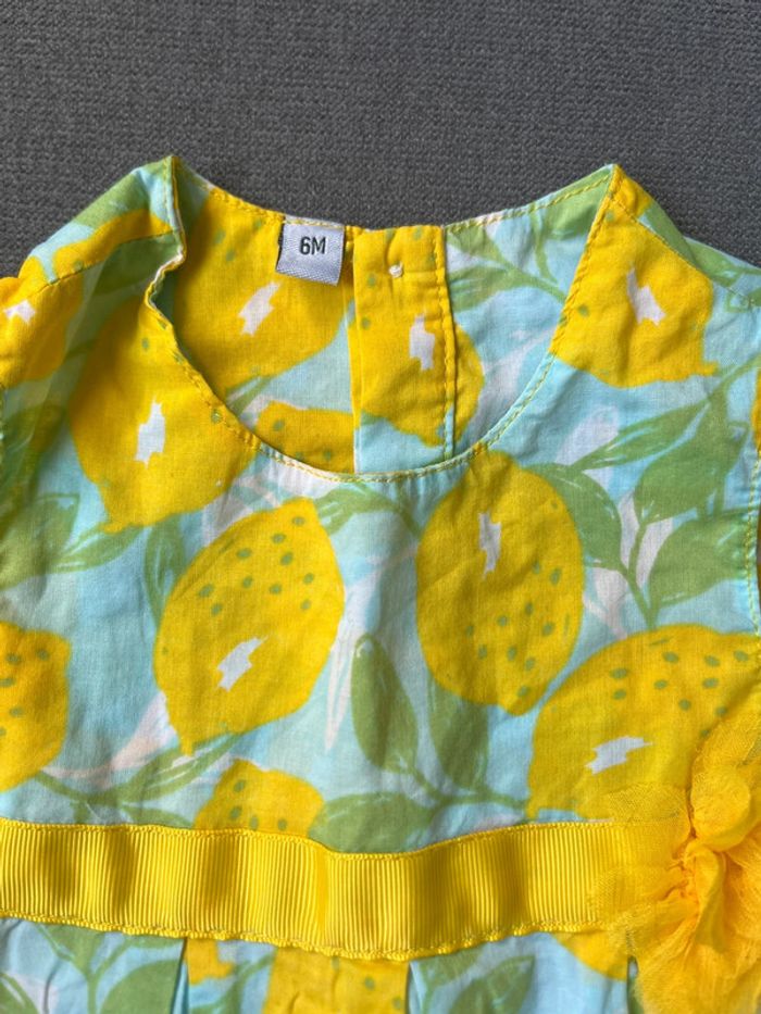 Robe citrons 6 mois - photo numéro 4
