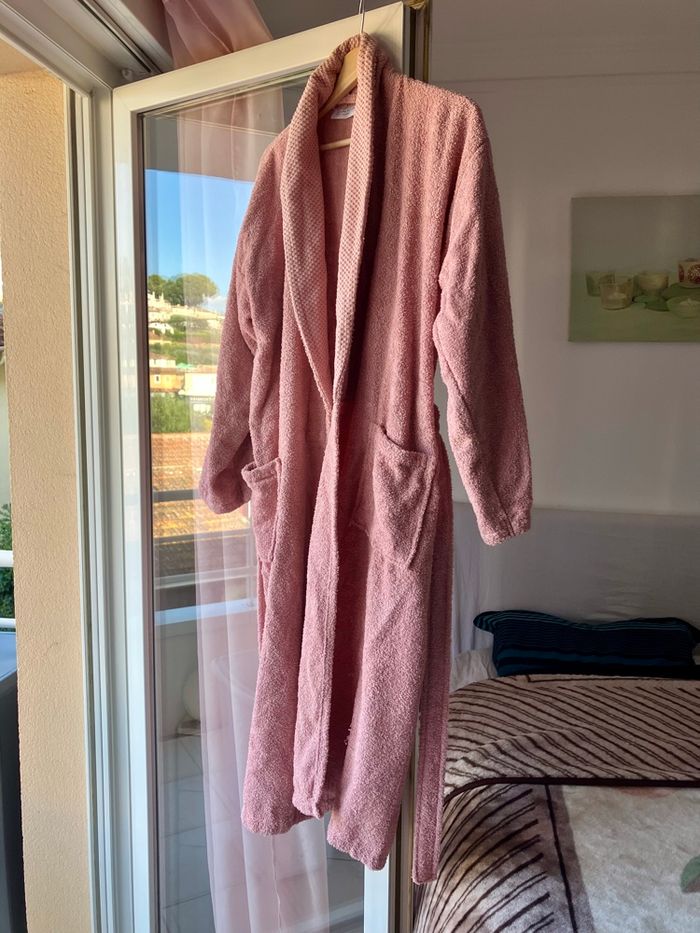 Peignoir de bain vieux rose en T.XL - photo numéro 6