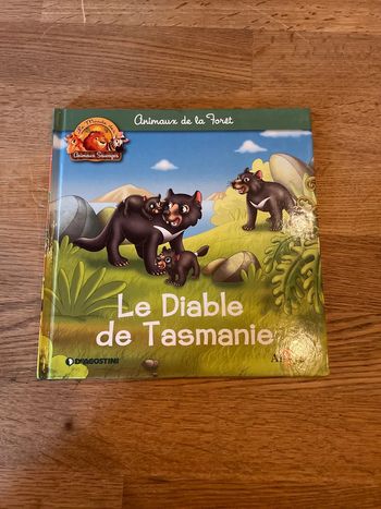 Livre Altaya Le monde des animaux Sauvages Animaux de la forêt Le diable de Tasmanie