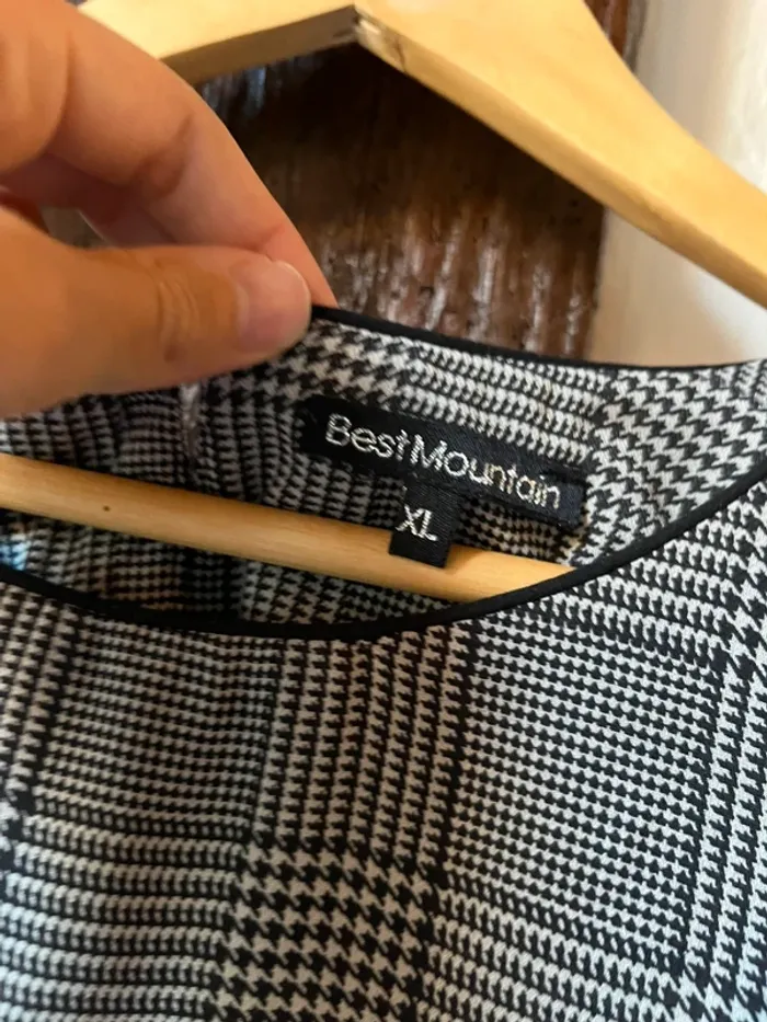 Blouse à carreaux élégante - Best Mountain (Taille XL) - photo numéro 5