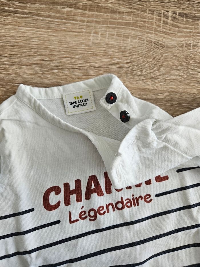 T-shirt manches longues Tape à l'œil 12 mois - photo numéro 3