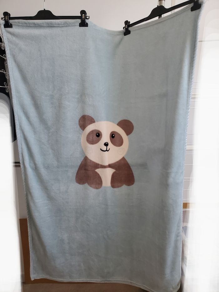 Lot plaid et tour de lit bébé hiver polaire - photo numéro 9