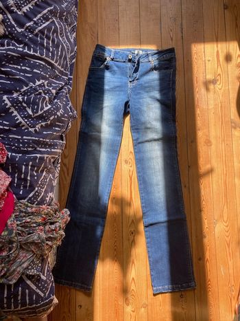 Jeans droit bleu pull and bear neuf