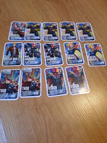 Carte Marvel de 50 à 59