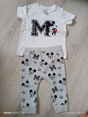 Tee-shirt manches courtes+pantalon