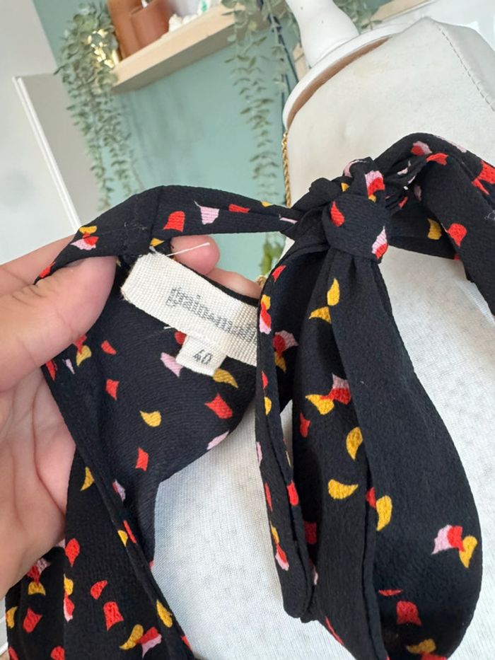 Jolie robe d’hiver Grain de Malice taille M recommande noir jaune rouge multicouleurs - photo numéro 3