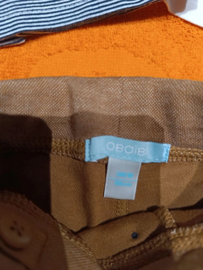 Joli ensemble 3 pièces Obaïbi 3 mois 59 cm - photo numéro 3