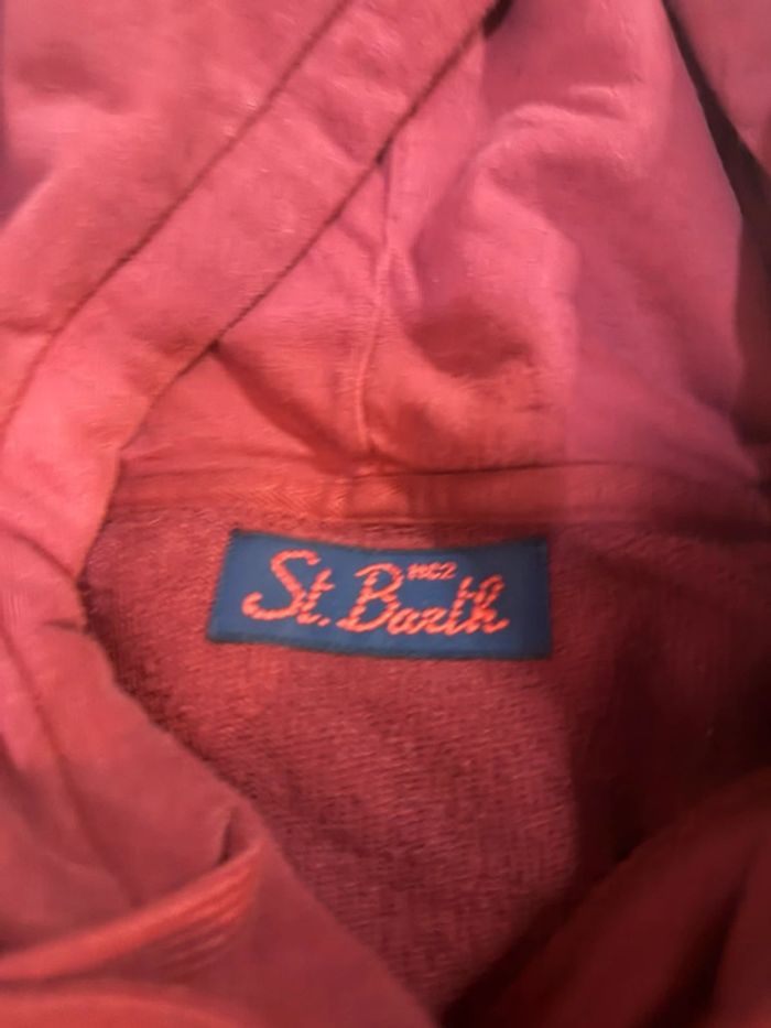 MC2 Saint Barth - Sweat à capuche, bordeau, taille XL - photo numéro 2