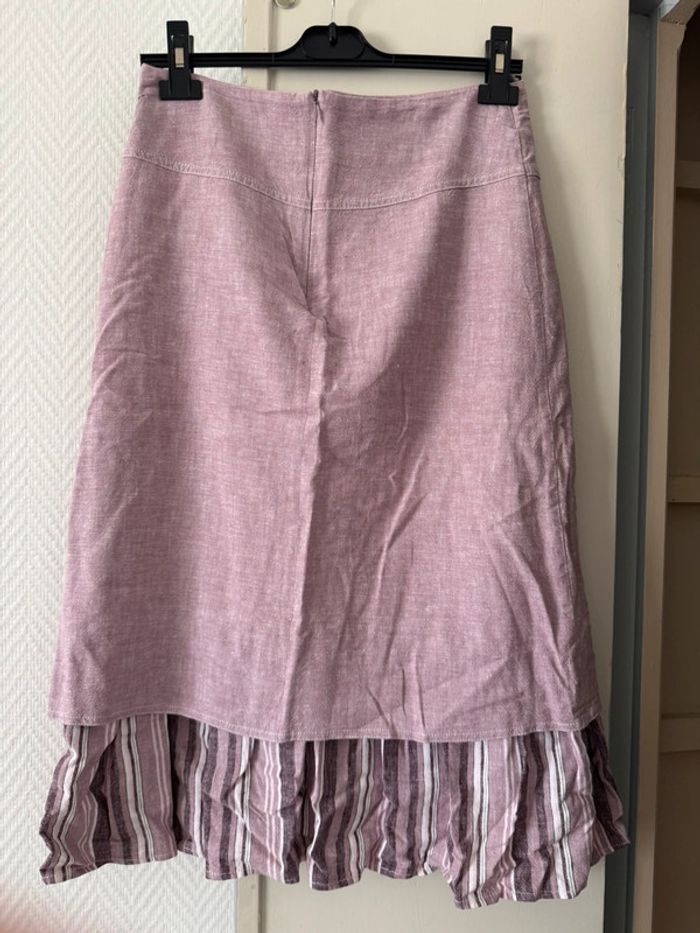 Jupe rose/violette taille S Armand Thierry - photo numéro 2