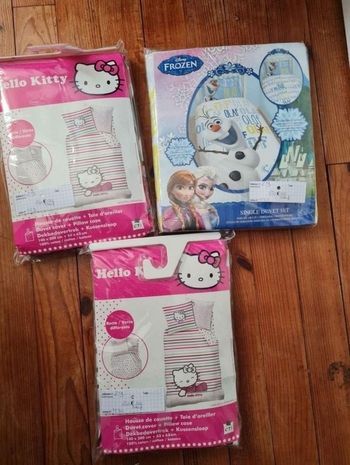 Lot de 3 parures de lit neuve
