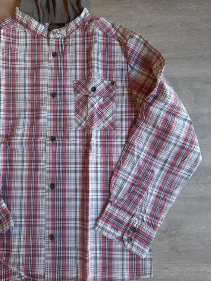 Chemise manches longues à capuche fille 12 ans - photo numéro 2