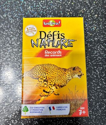 Bioviva - Défis nature - records des animaux avec une carte collector neuf