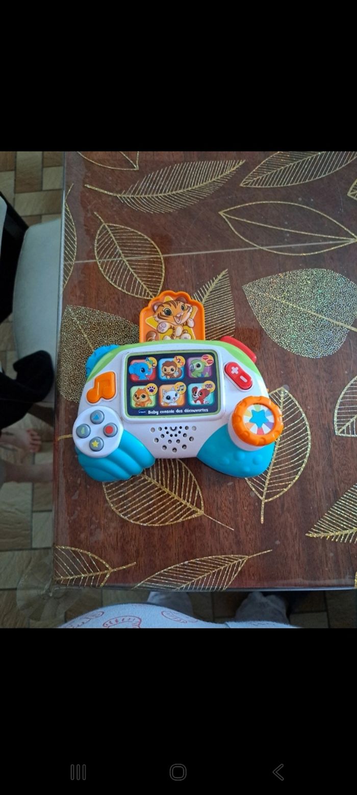 Baby console des découvertes vtech