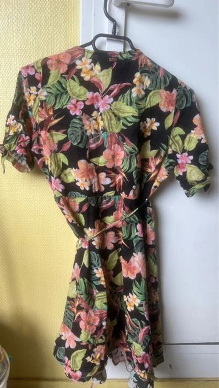 Robe courte portefeuille tropicale Banana Moon - photo numéro 3