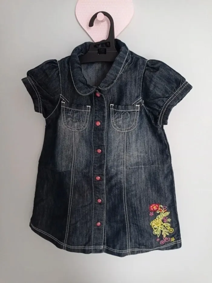 Robe en jean manches courtes Orchestra 23 mois 86 cm