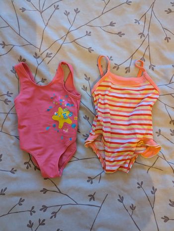 2 maillots de bain 6 mois