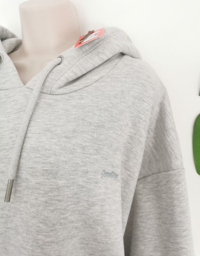 Robe sweat à capuche gris chiné Superdry Taille M/L - photo numéro 3