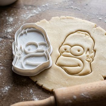 Emporte-pièce Homer Simpson - Découpoir Biscuits, Sablés et Pâte à Sucre