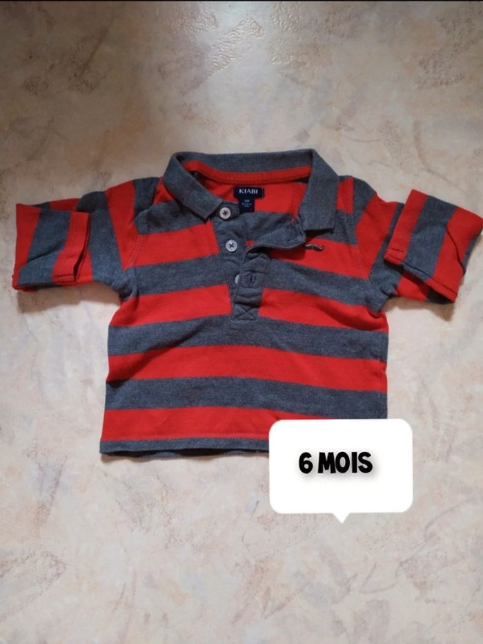 Polo rayé kiabi