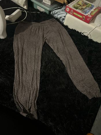Pantalon fluide léopard