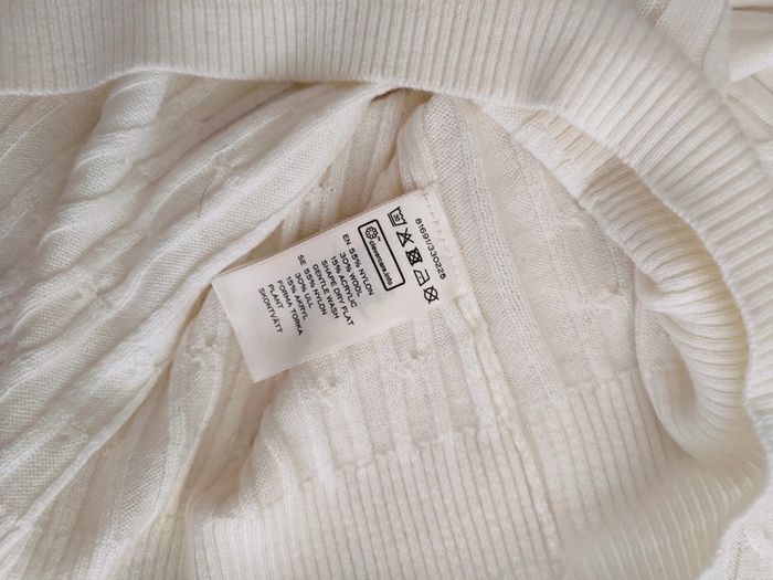 Hampton Republic pull blanc crème M - photo numéro 6