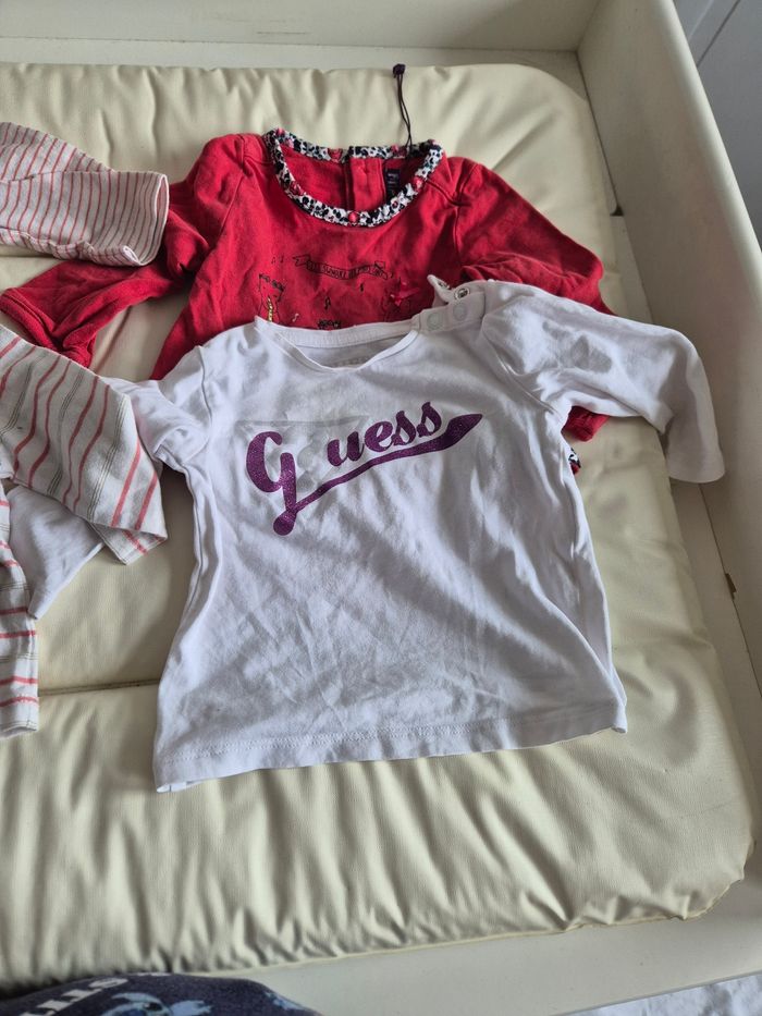 Lot de tee-shirt à manches longues 3 mois - photo numéro 2