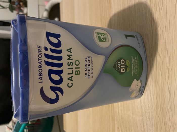 Lait en poudre bébé Gallia Calisma bio